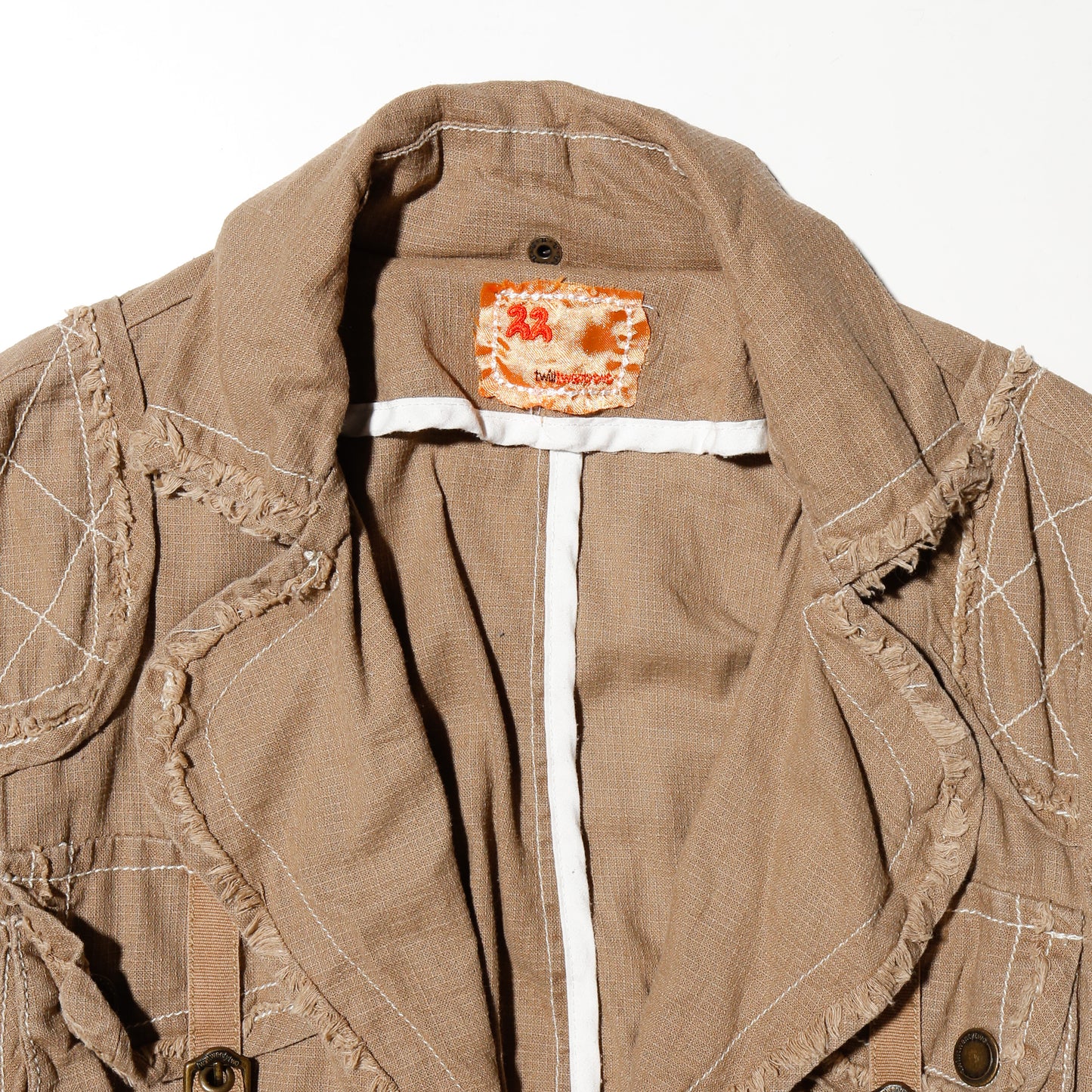 vintage belted traveler jacket