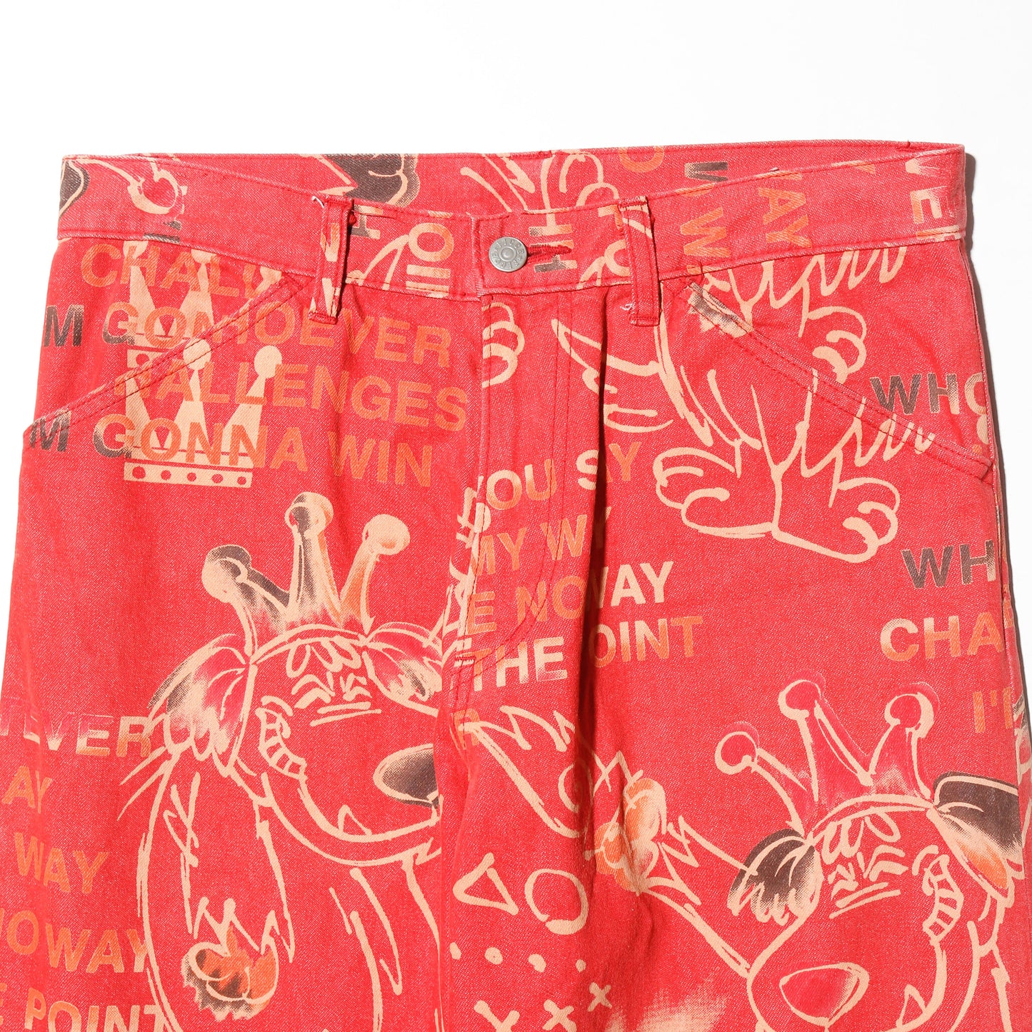 vintage ficce jeans chiki chiki ken ken wide jeans