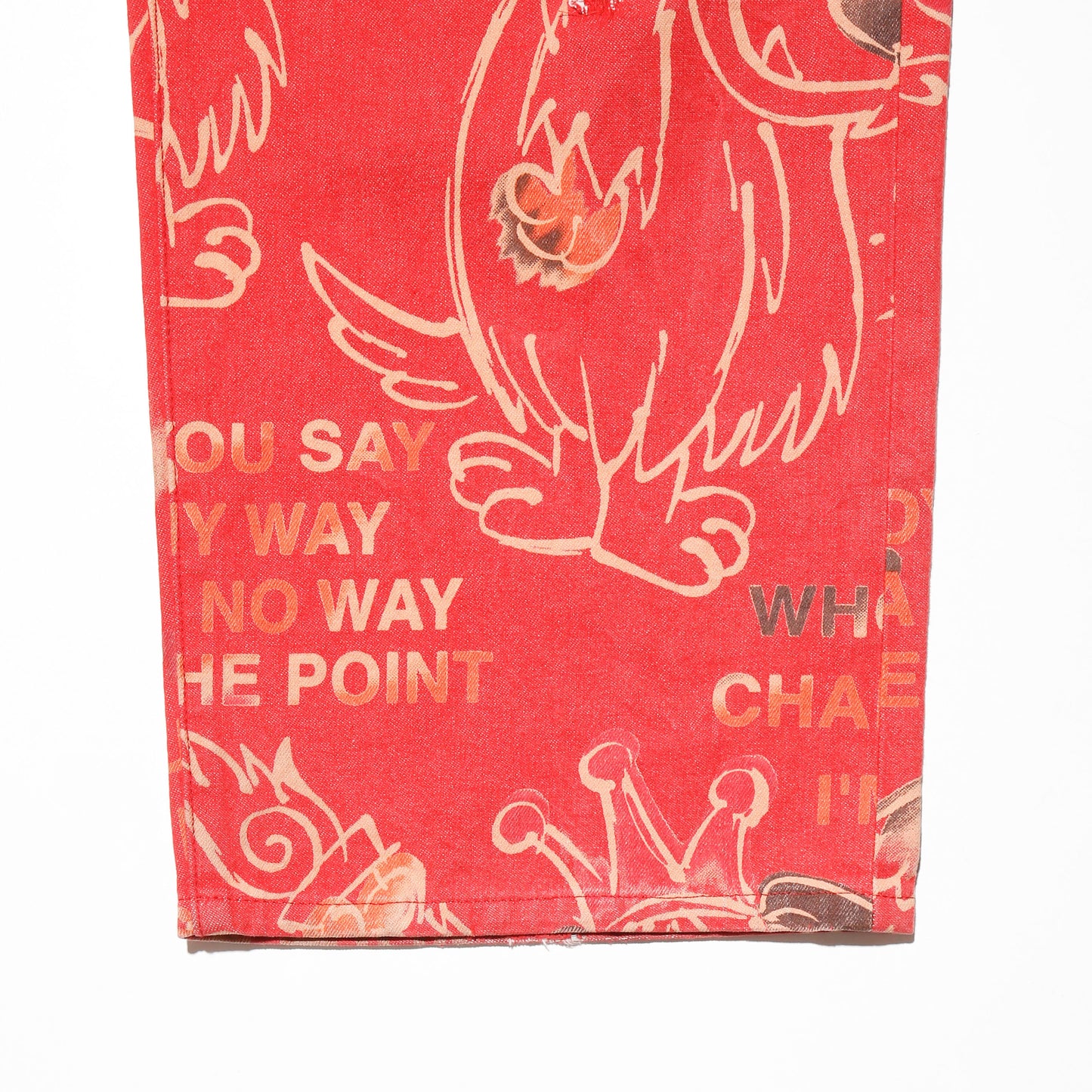 vintage ficce jeans chiki chiki ken ken wide jeans