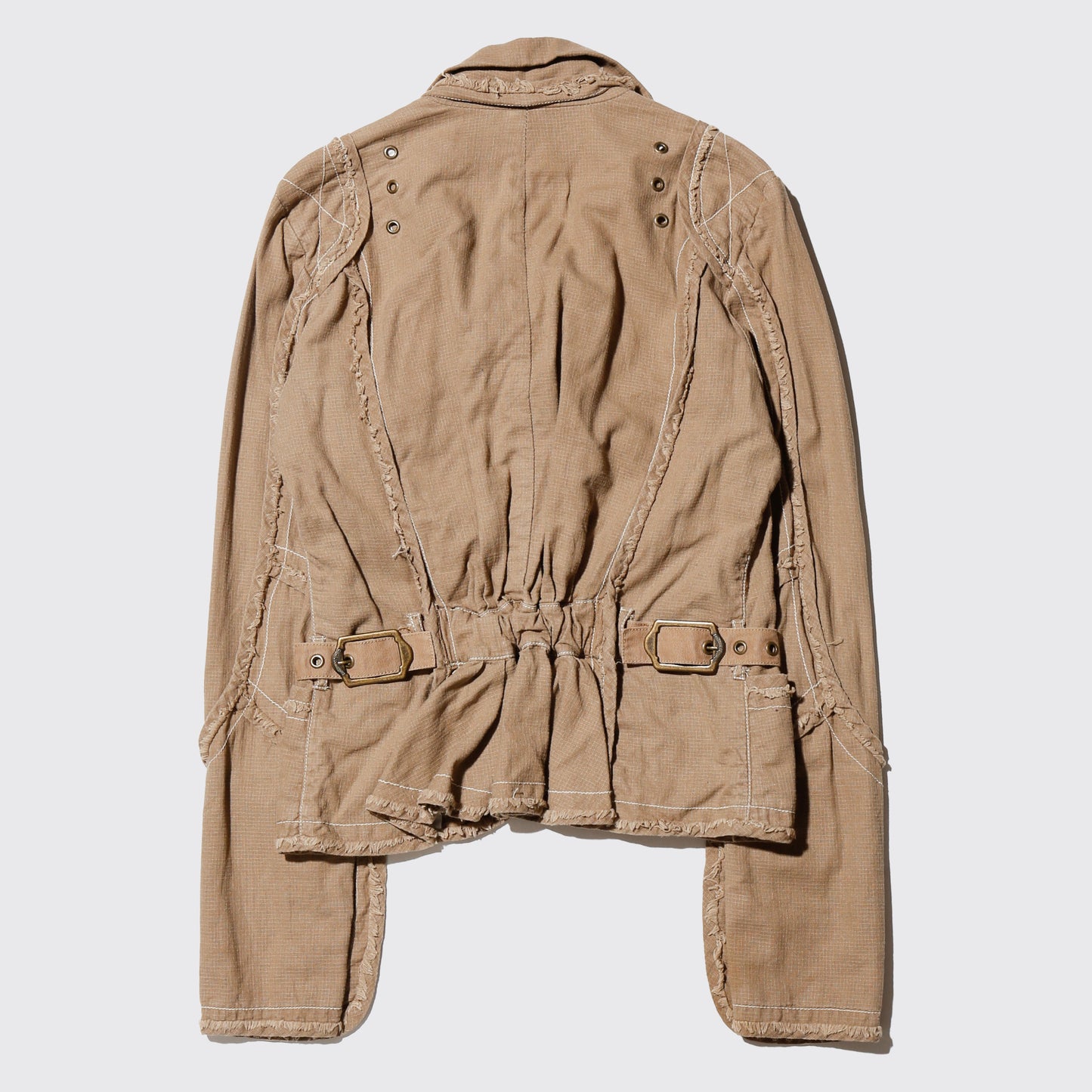 vintage belted traveler jacket