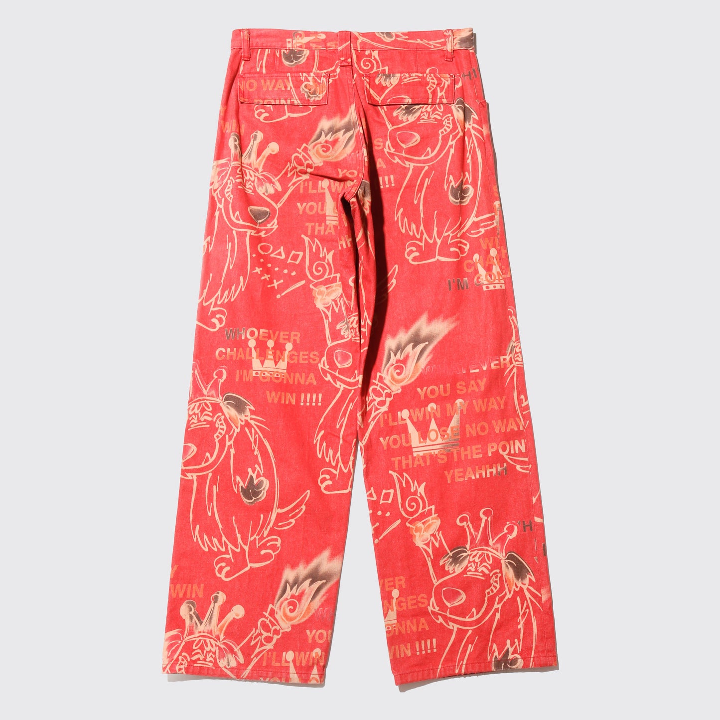 vintage ficce jeans chiki chiki ken ken wide jeans