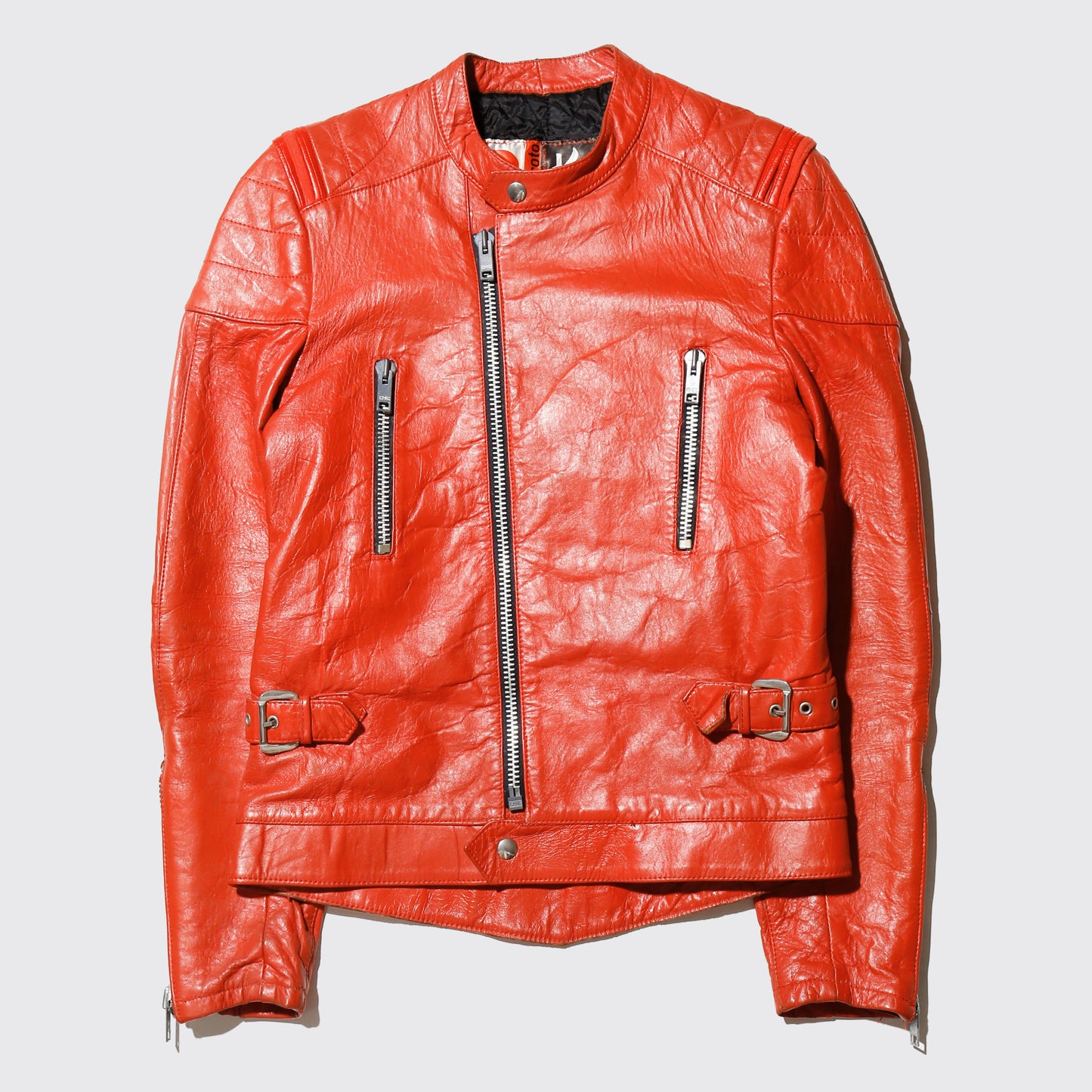vintage euro "muroto" london type riders leather jacket