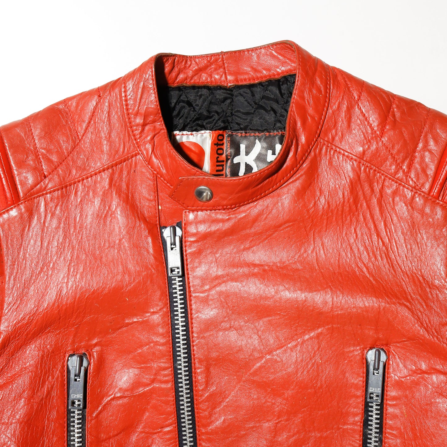 vintage euro "muroto" london type riders leather jacket