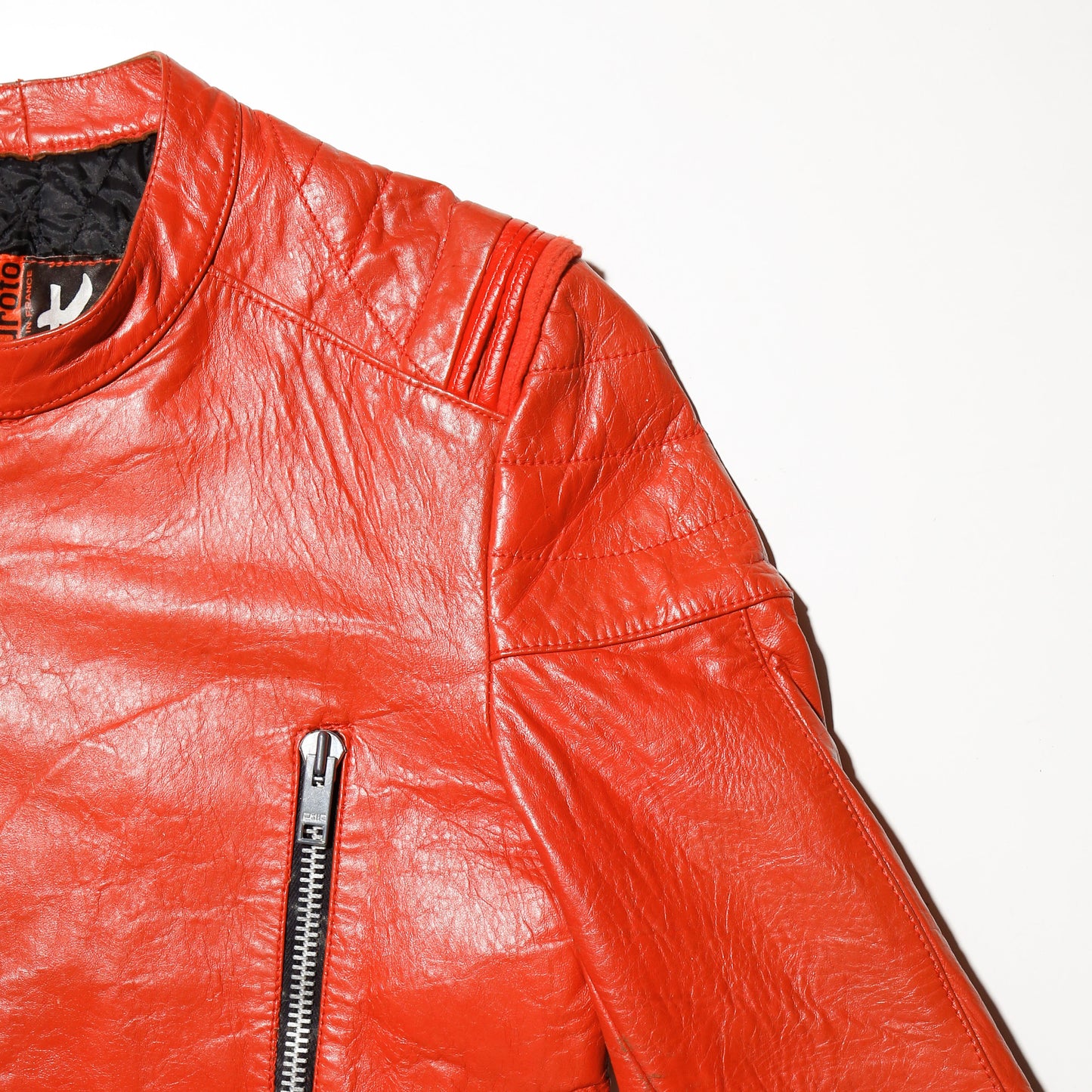 vintage euro "muroto" london type riders leather jacket
