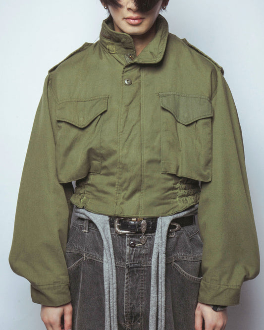 vintage us army m-65 resized rib field jacket