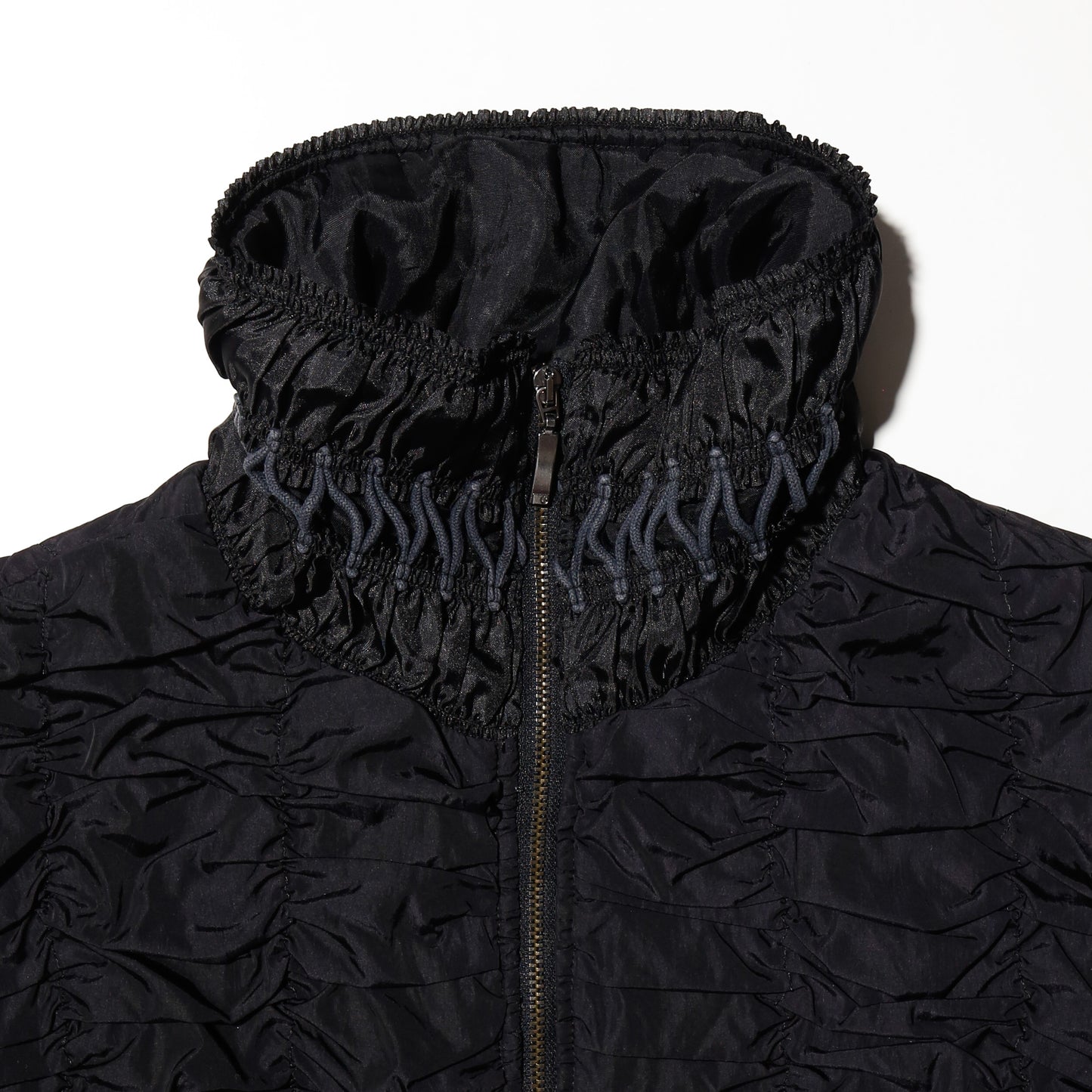 vintage braided shirring jacket