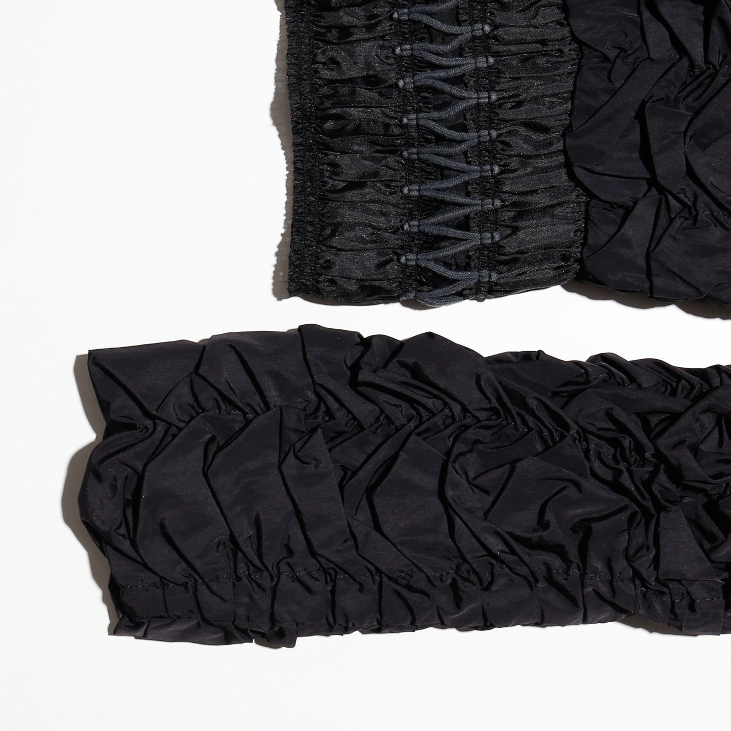 vintage braided shirring jacket