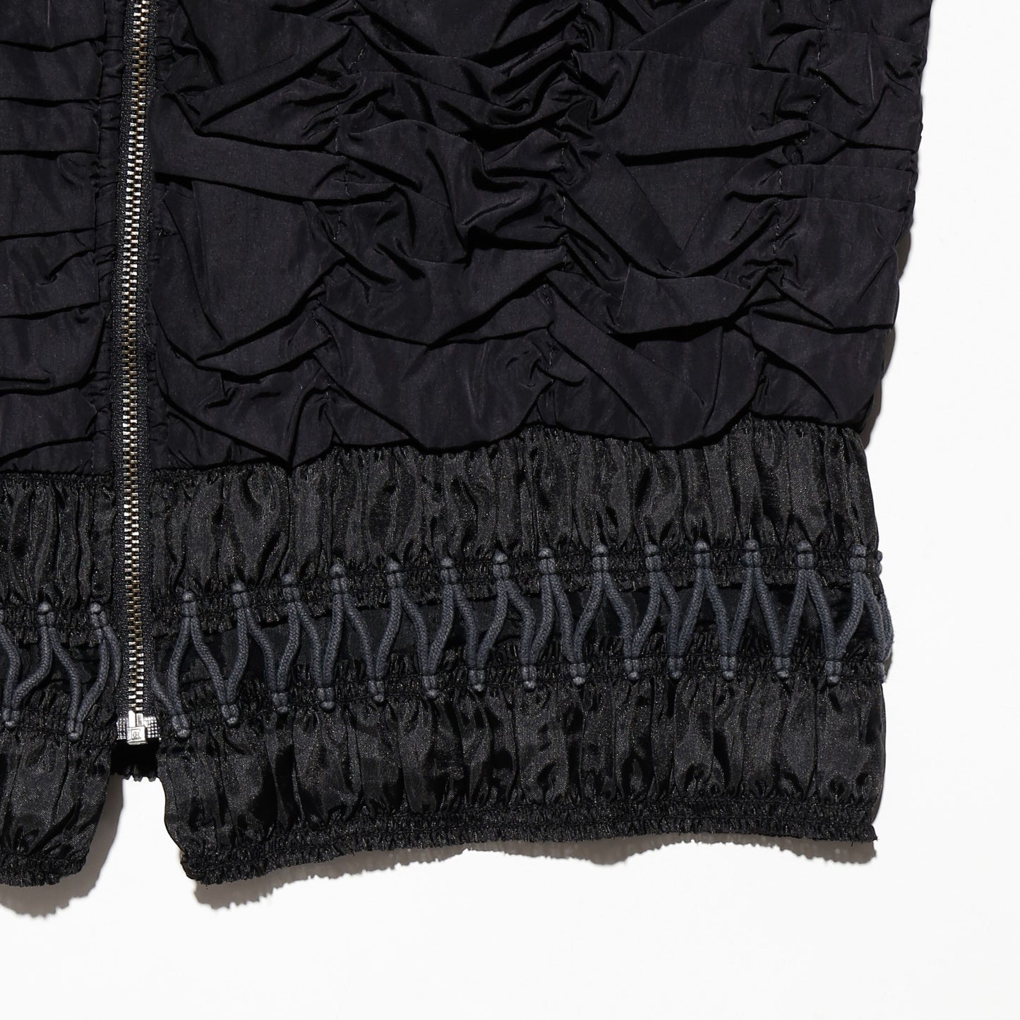 vintage braided shirring jacket