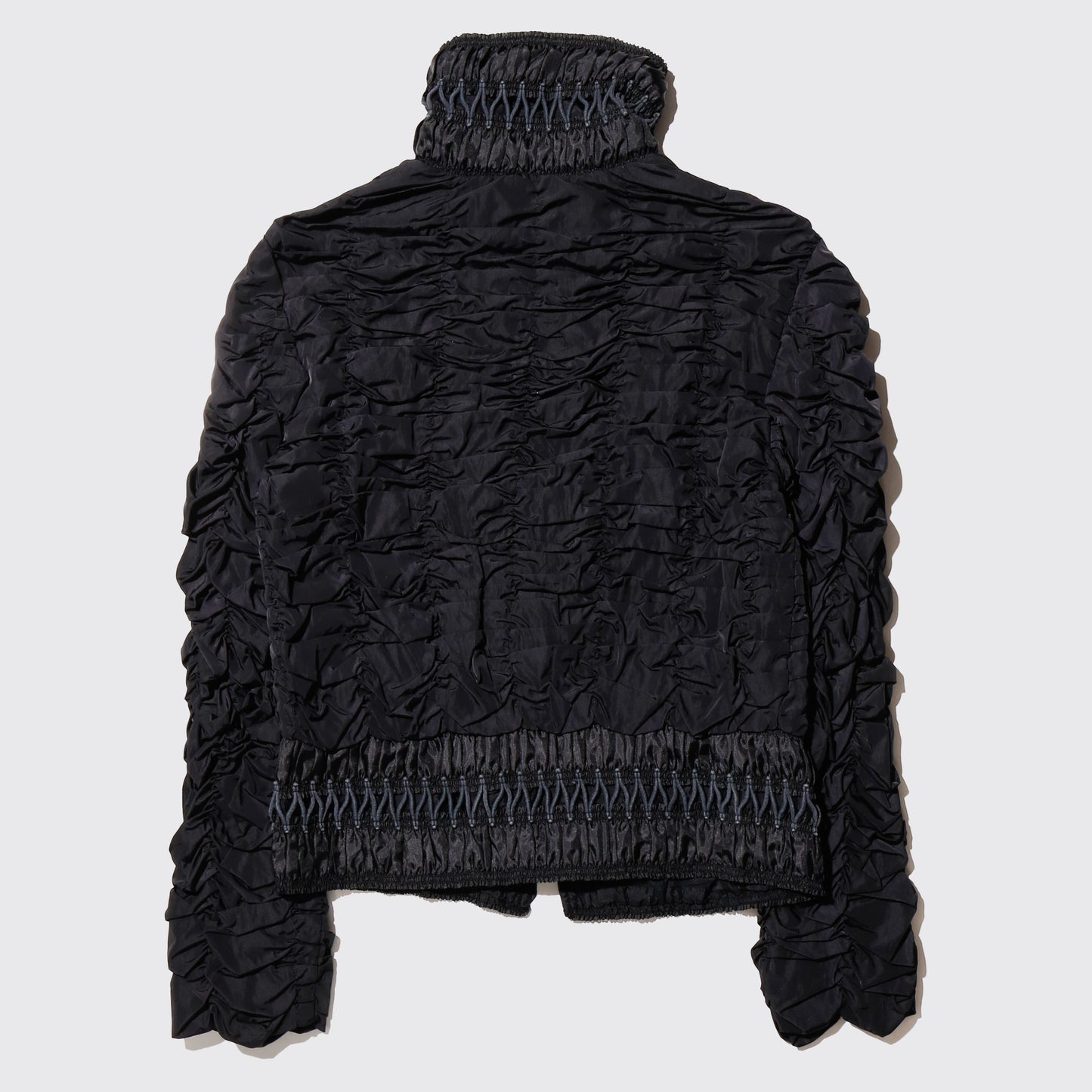 vintage braided shirring jacket