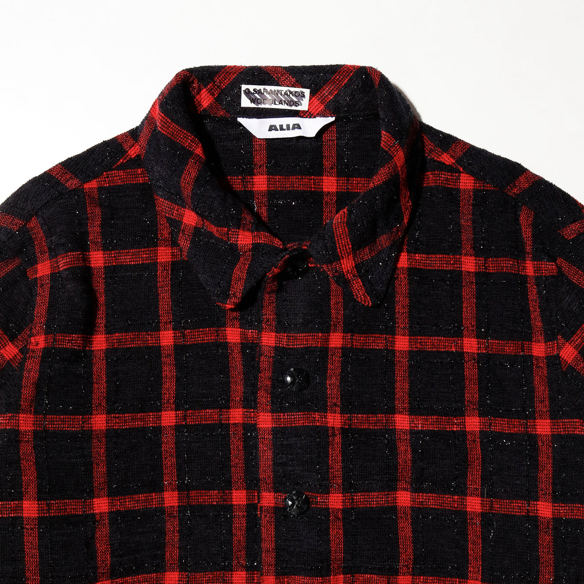 vintage lame check jacket