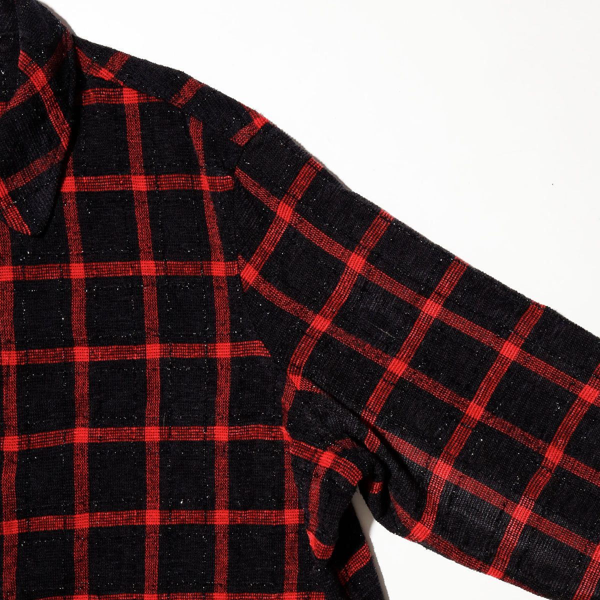 vintage lame check jacket