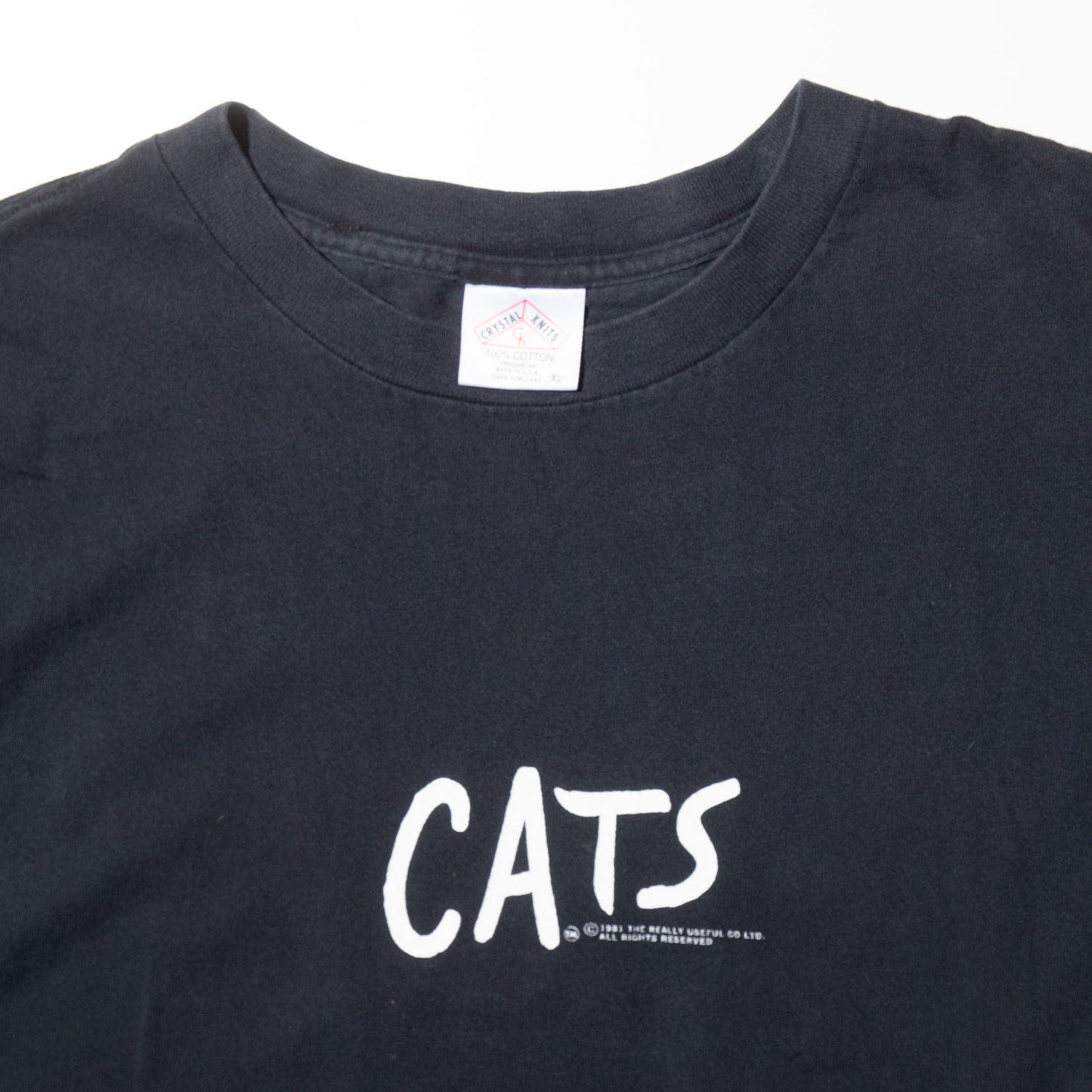 vintage 90's CATS t-shirt , ©️1981