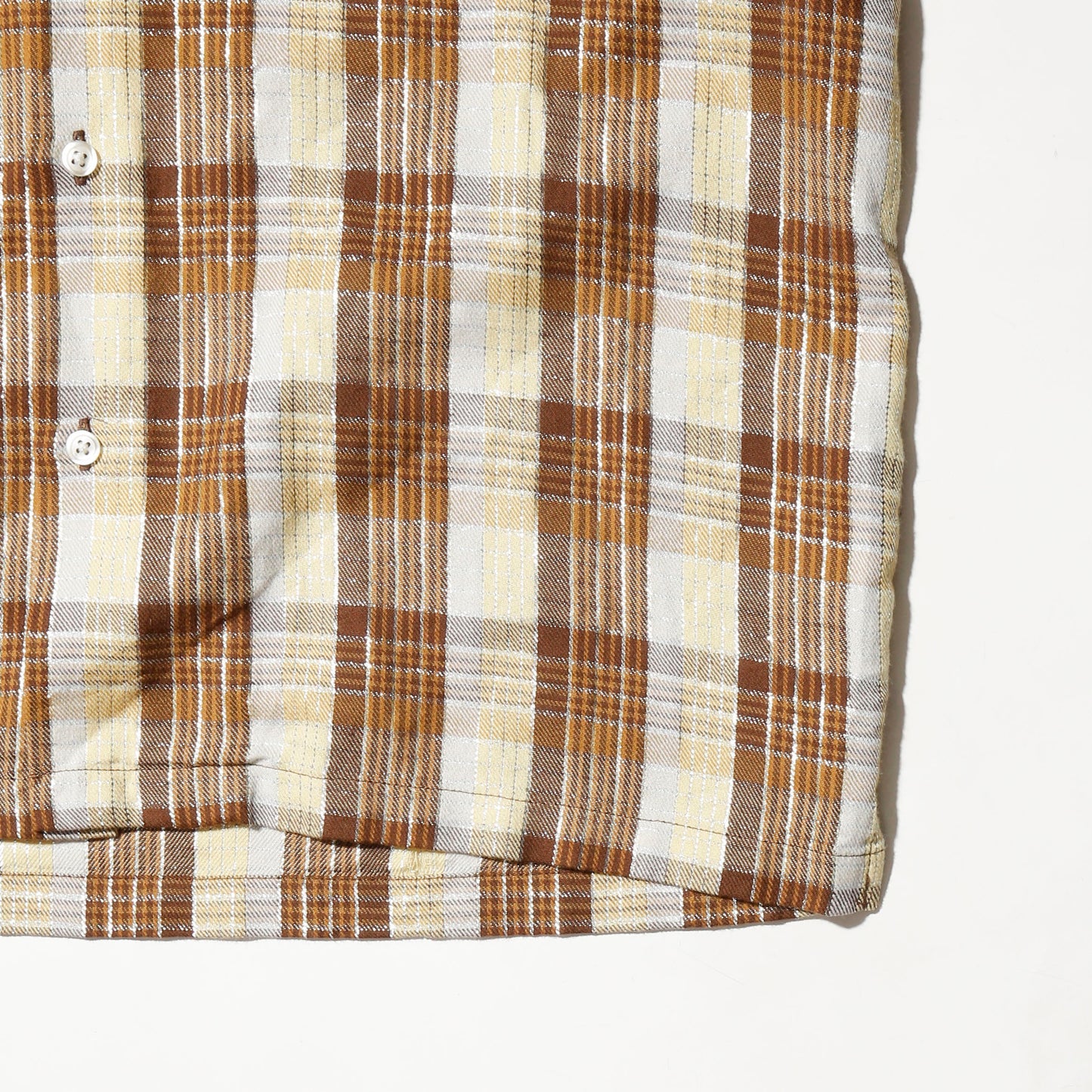 s/s23 Supreme metalic plaid h/s shirt