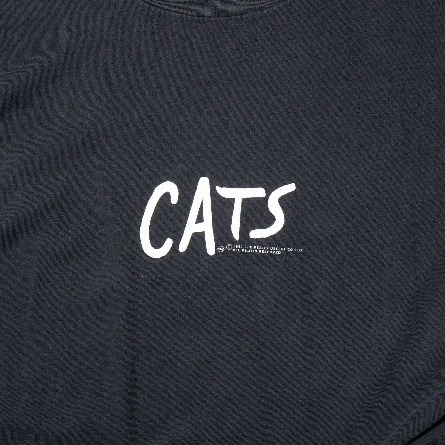 vintage 90's CATS t-shirt , ©️1981