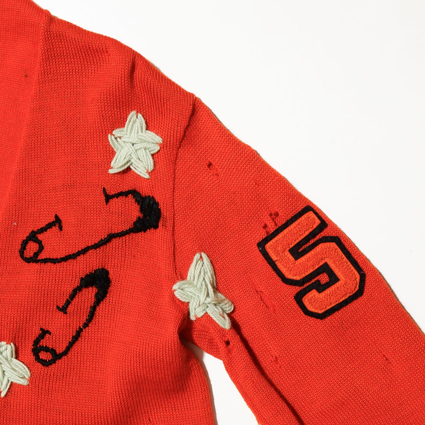 *one-off 50’s craft lettered cardigan