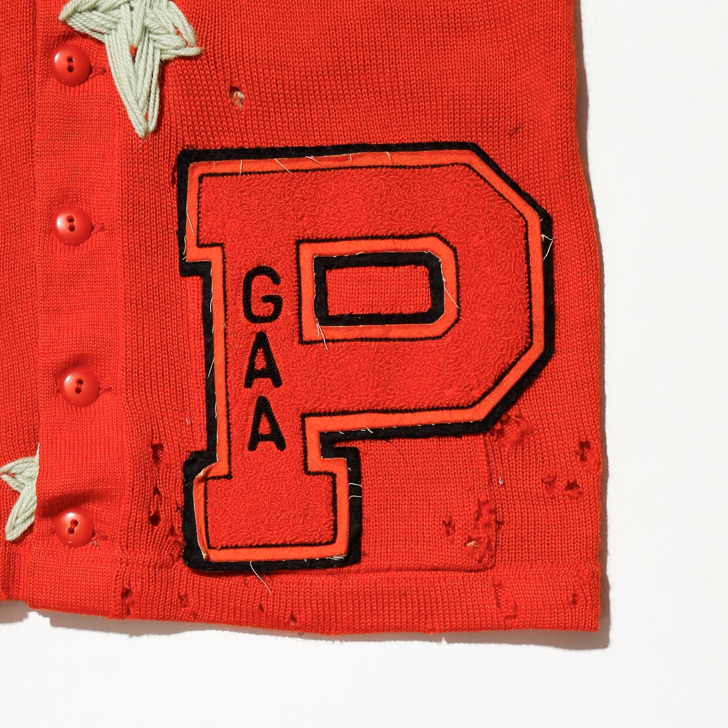 *one-off 50’s craft lettered cardigan