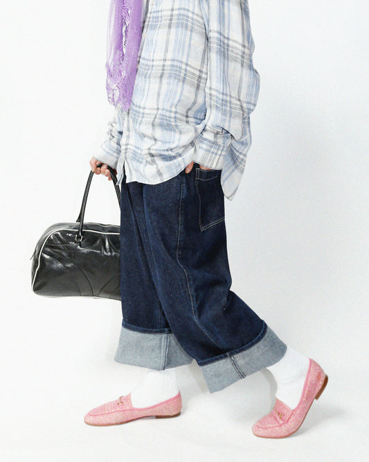 vintage Marithe + Francois Girbaud cropped baggy jeans