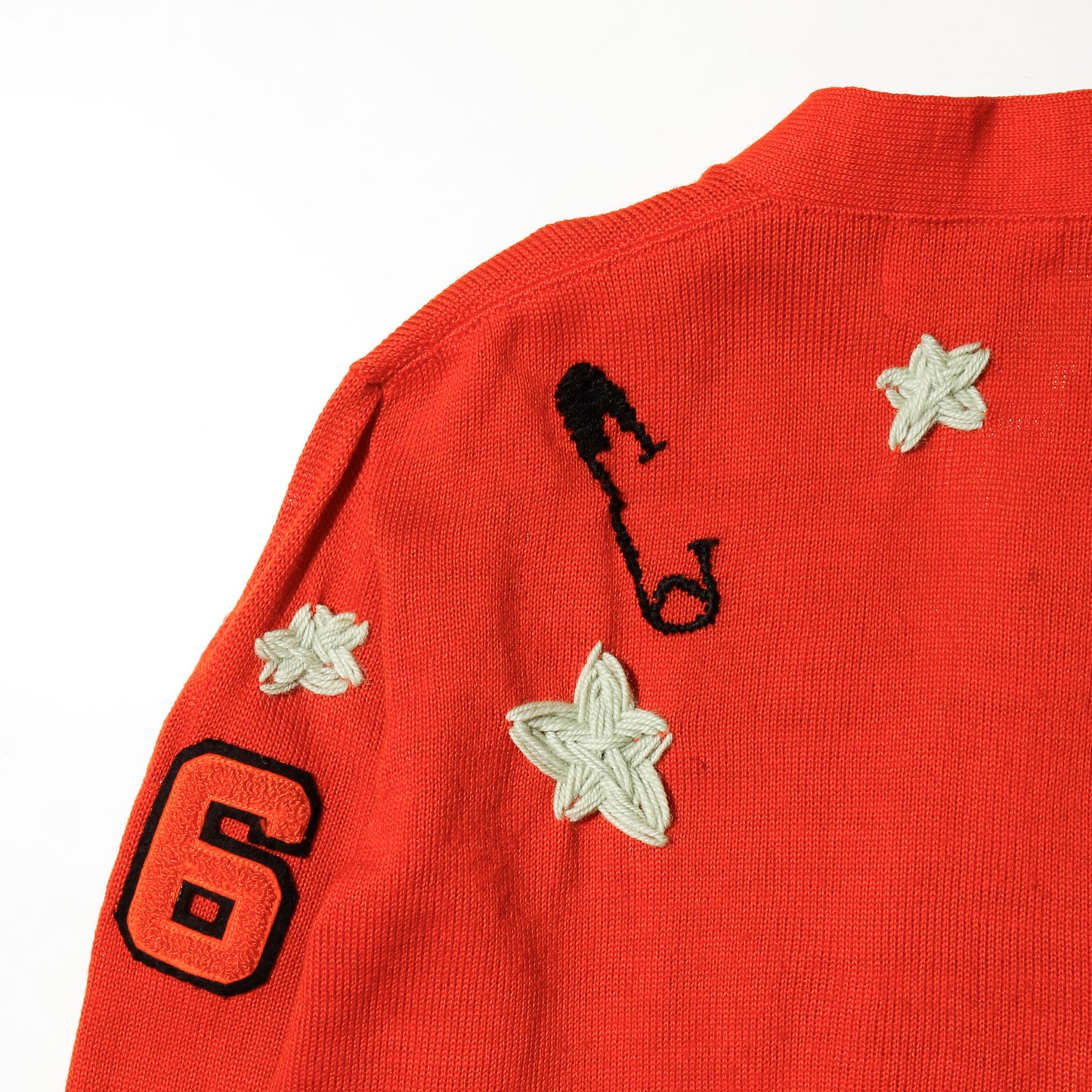 *one-off 50’s craft lettered cardigan