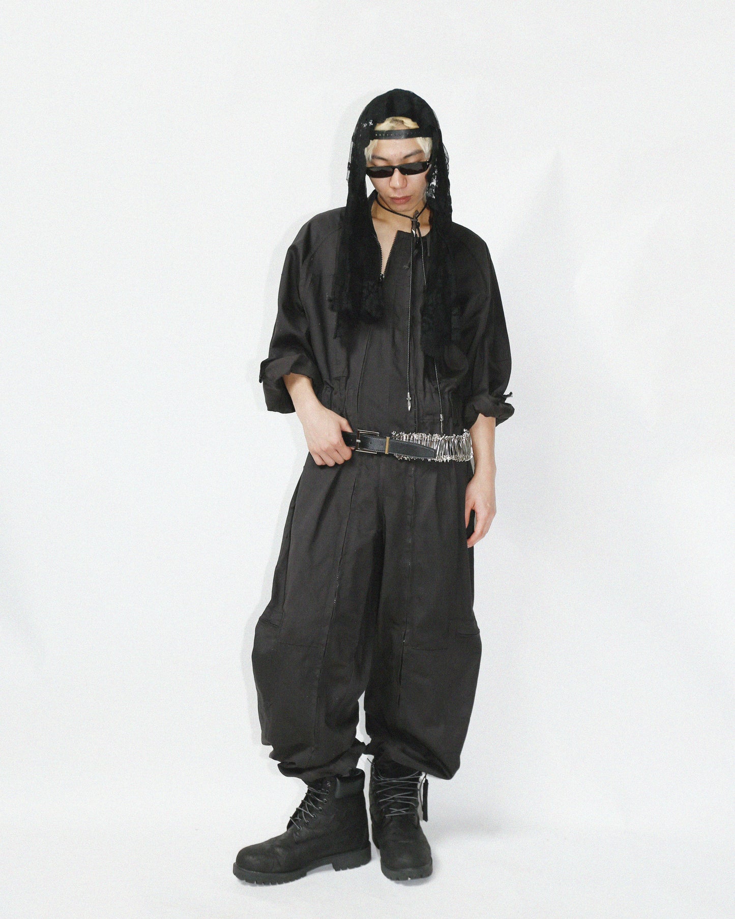 vintage replica dual flont parachute jump suit