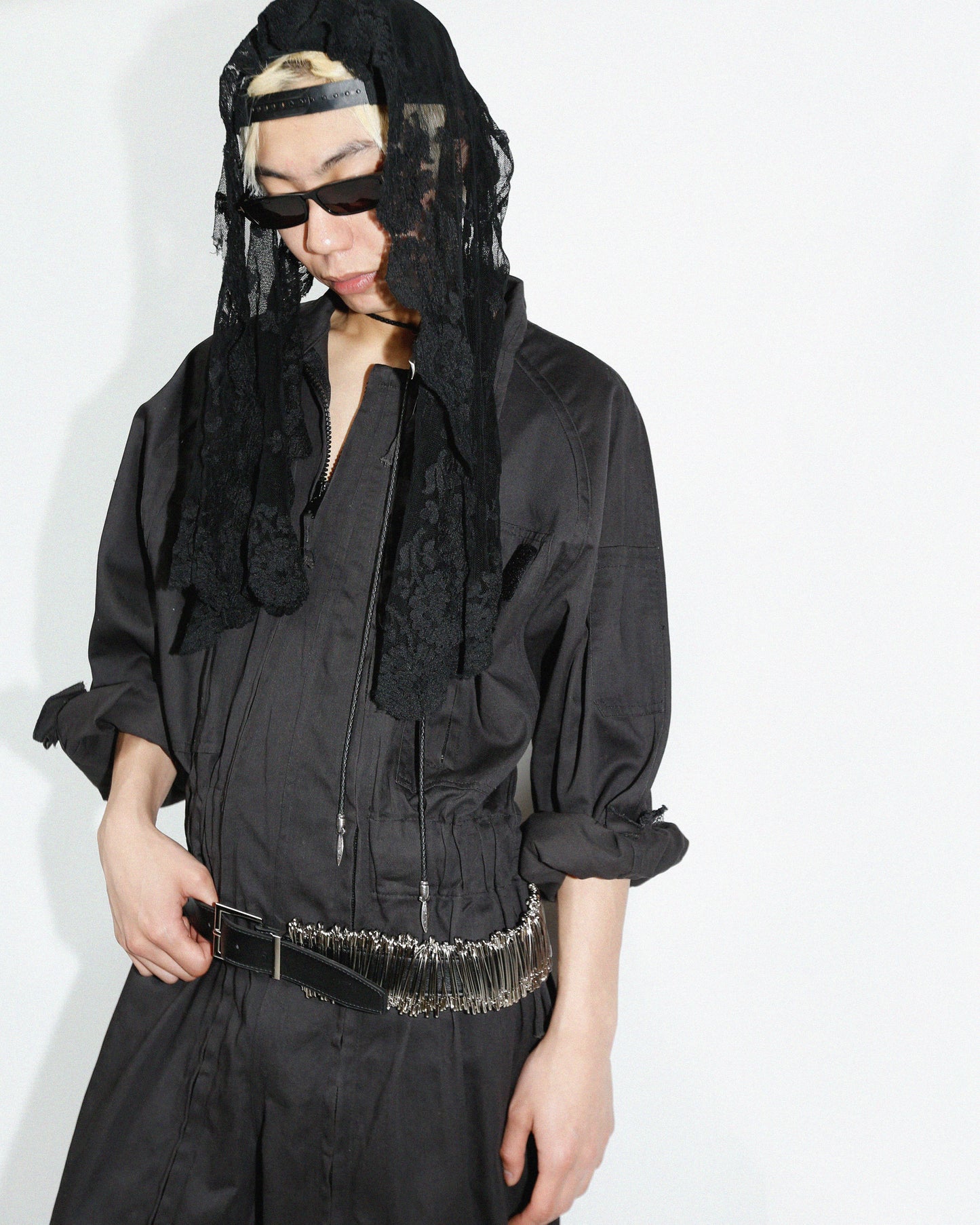 vintage replica dual flont parachute jump suit