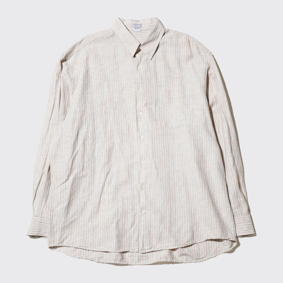 vintage old navy stripe linen shirt