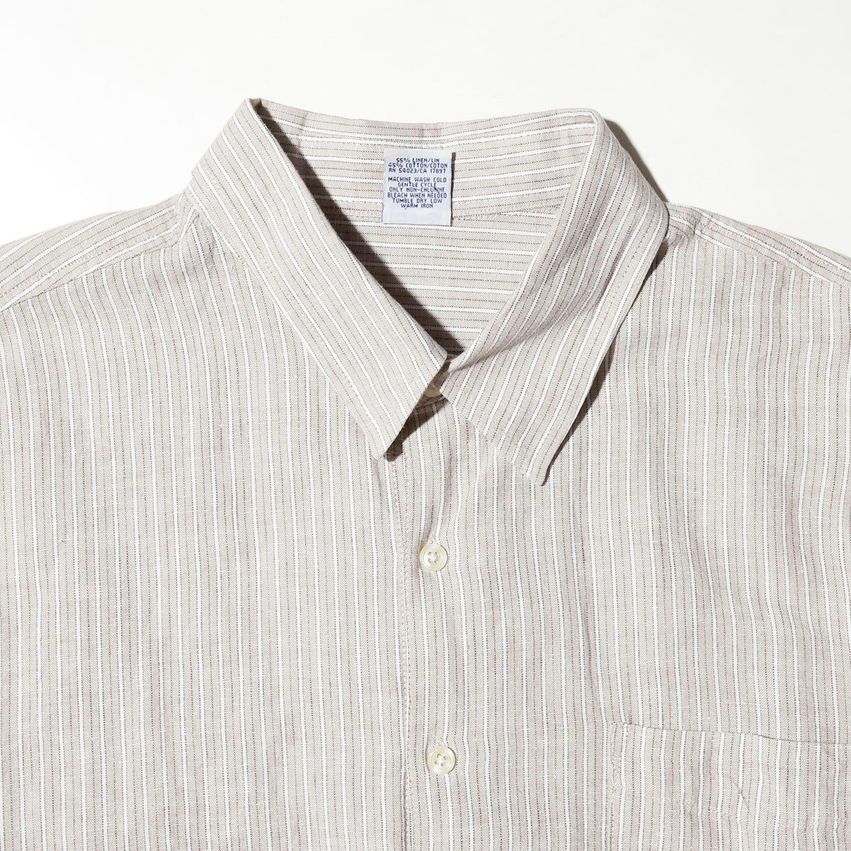 vintage old navy stripe linen shirt