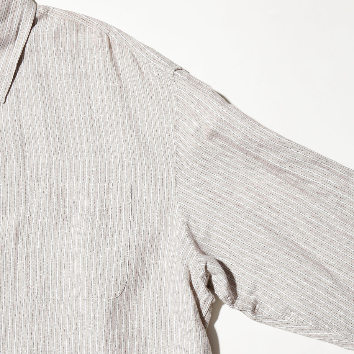 vintage old navy stripe linen shirt
