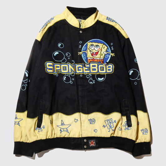 vintage Jeff Hamilton sponge bob nascar jacket