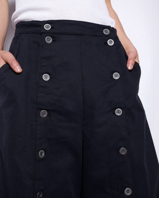 vintage scully center button wide  trousers