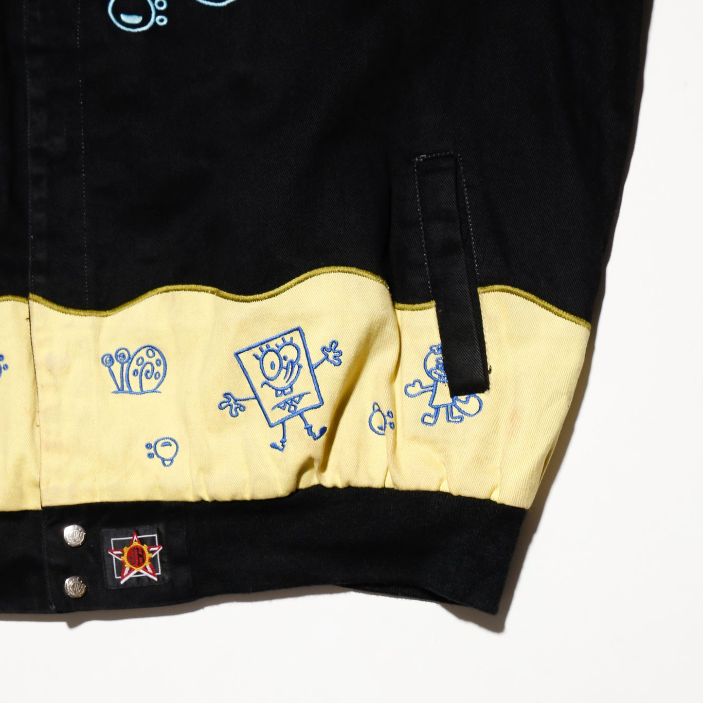 vintage Jeff Hamilton sponge bob nascar jacket
