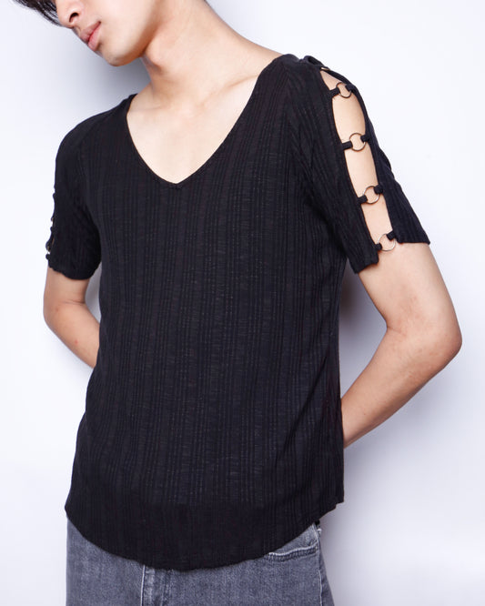 vintage harness sleeve cut sew