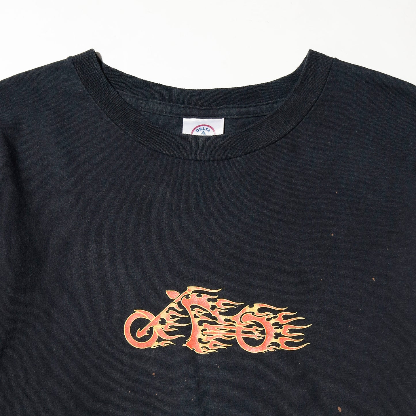 vintage early00's johnny's flame pattern l/s