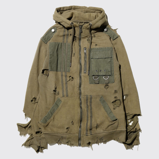 *one-off broken tactical hoodie