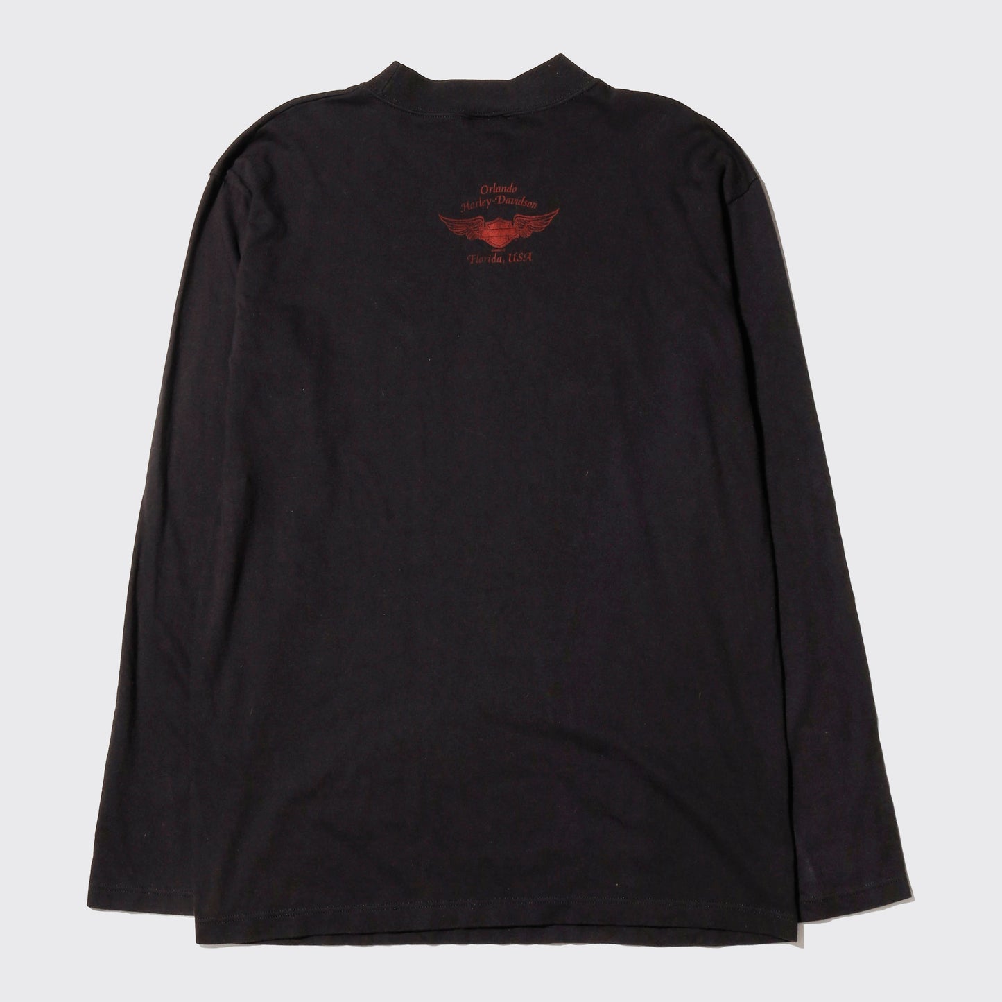 vintage 00's harley-davidson trival heart l/s t-shirt
