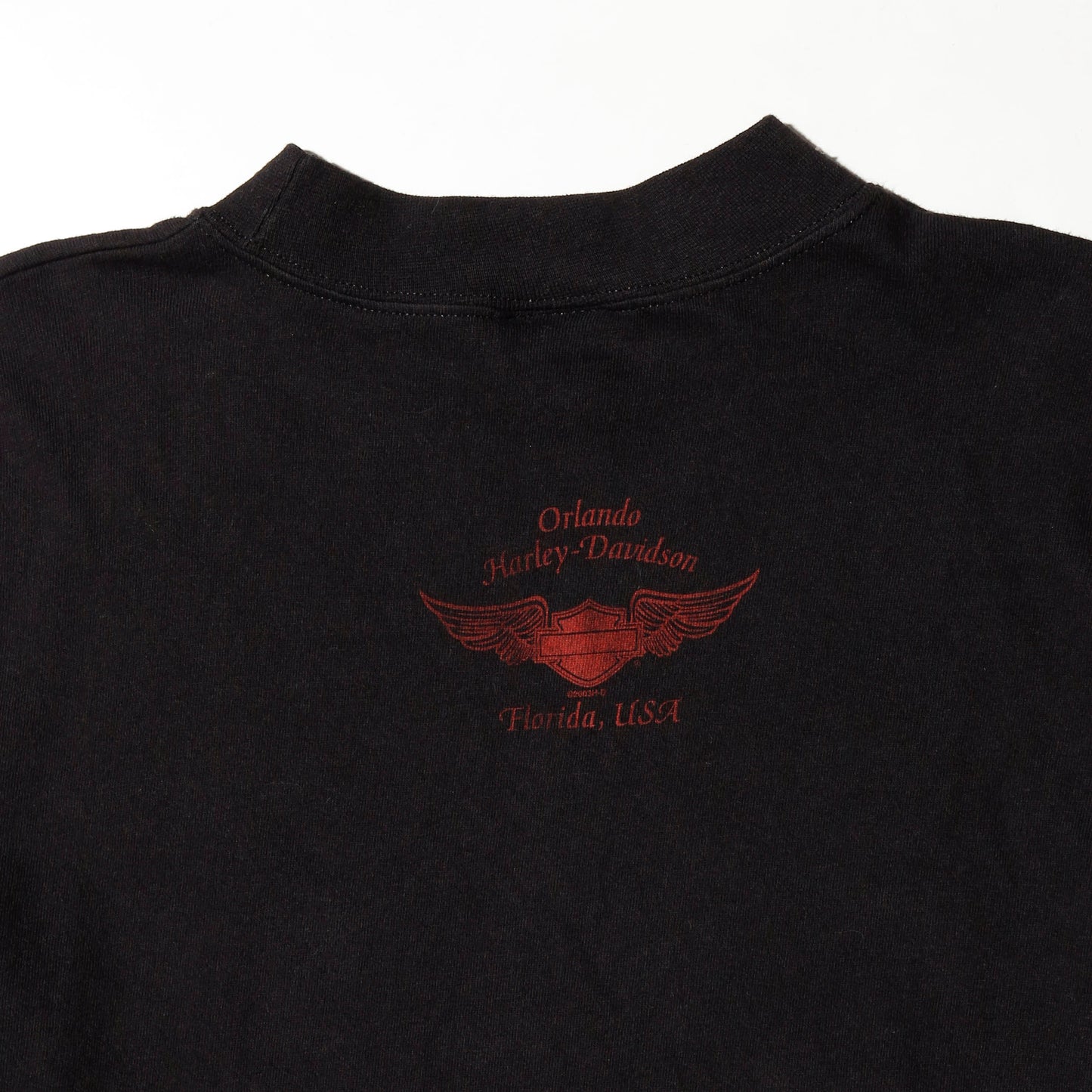 vintage 00's harley-davidson trival heart l/s t-shirt