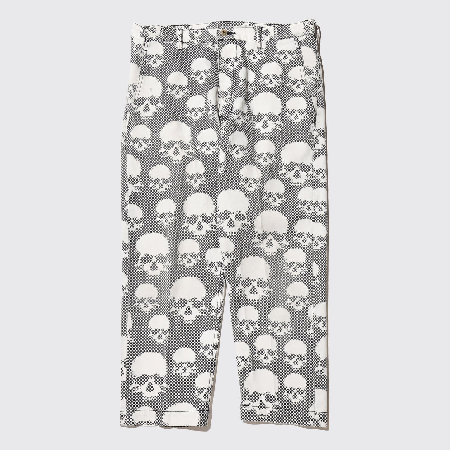 ss11 Comme des Garçons Homme Plus "the skull of life" skull quarter trousers