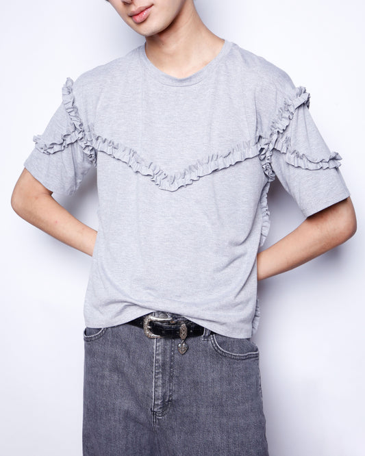 vintage frill cotton cut sew