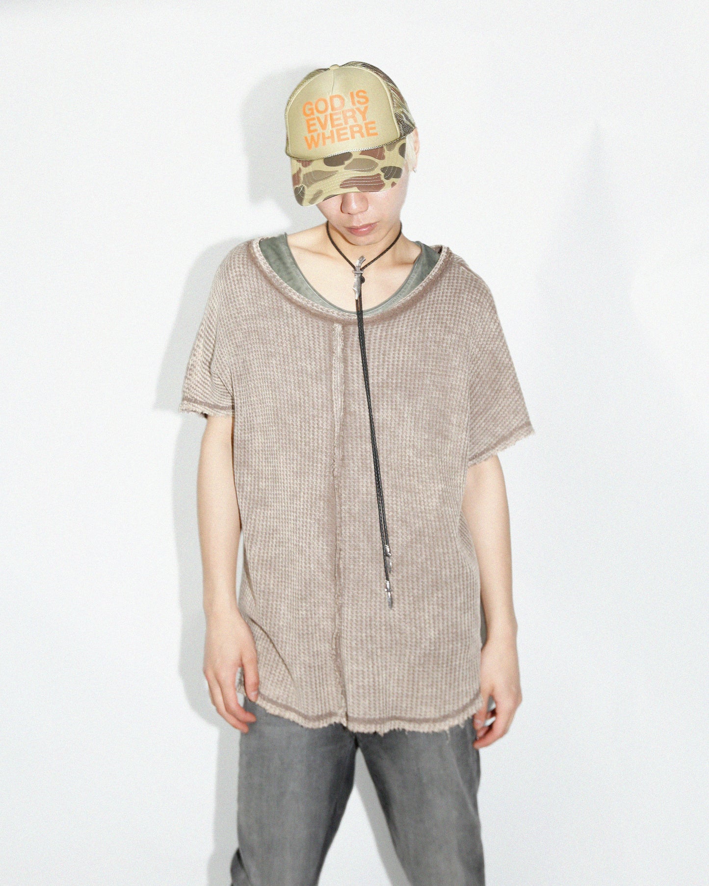 vintage acid waffle h/s cut sew