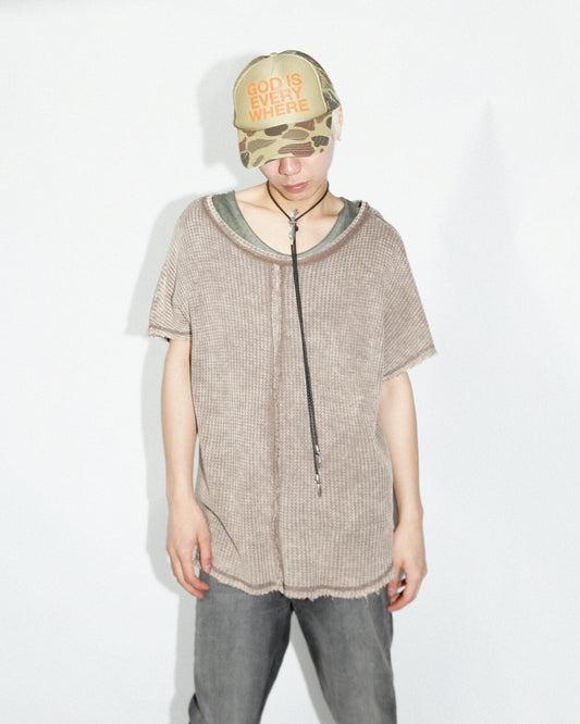 vintage acid waffle h/s cut sew