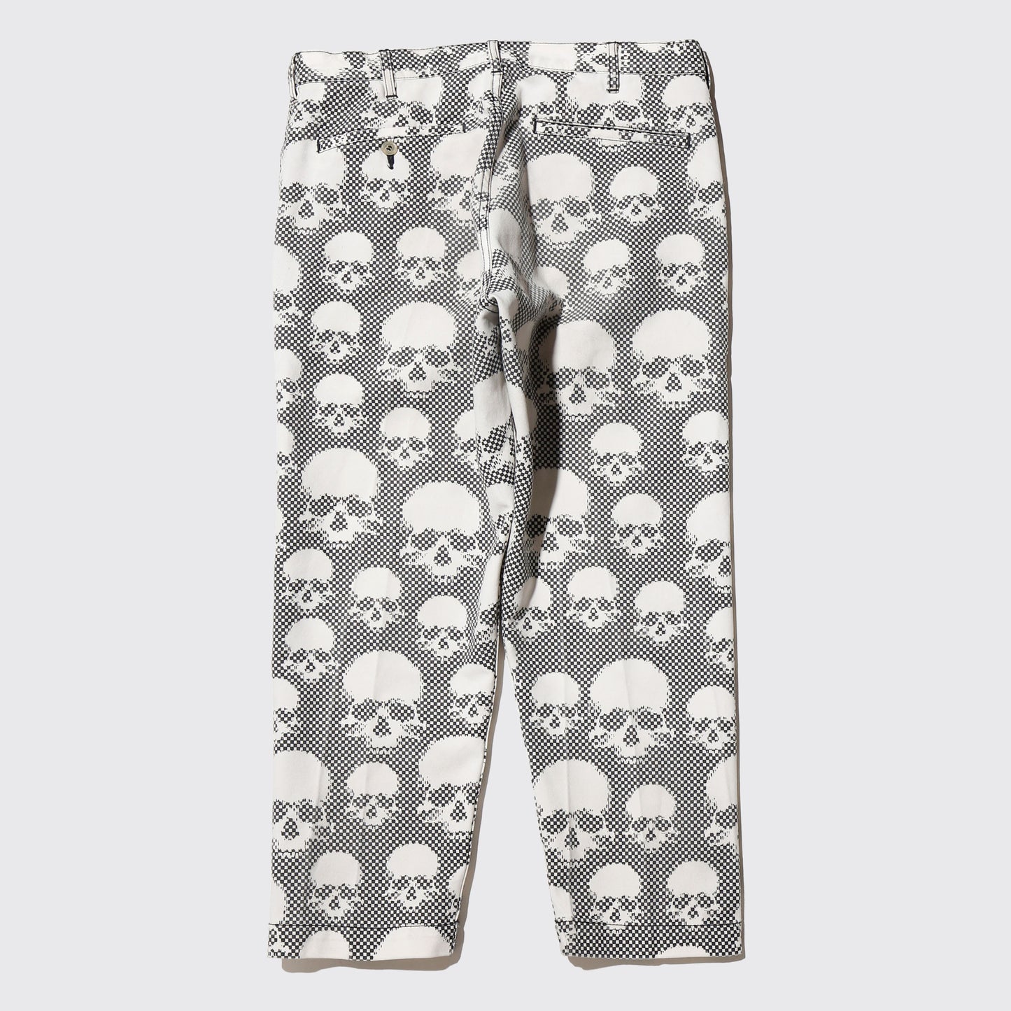 ss11 Comme des Garçons Homme Plus "the skull of life" skull quarter trousers