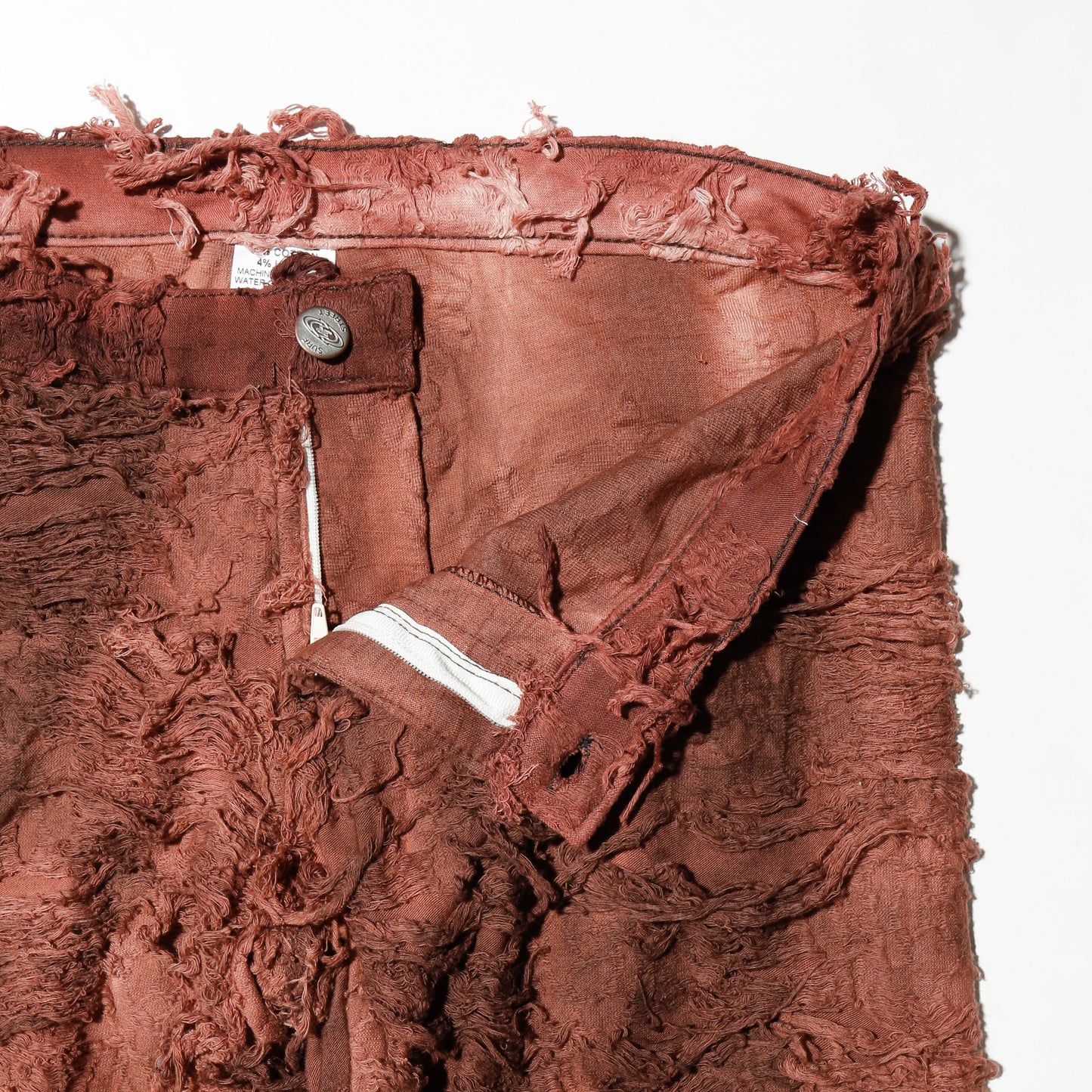 vintage acid ripped trousers