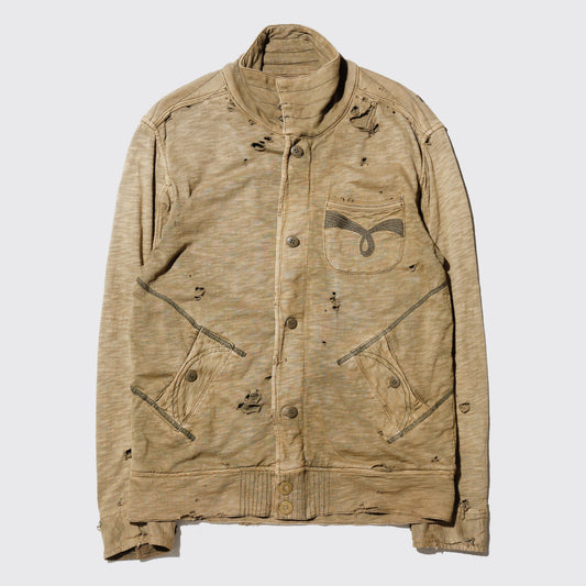 *one-off broken cotton army jacket