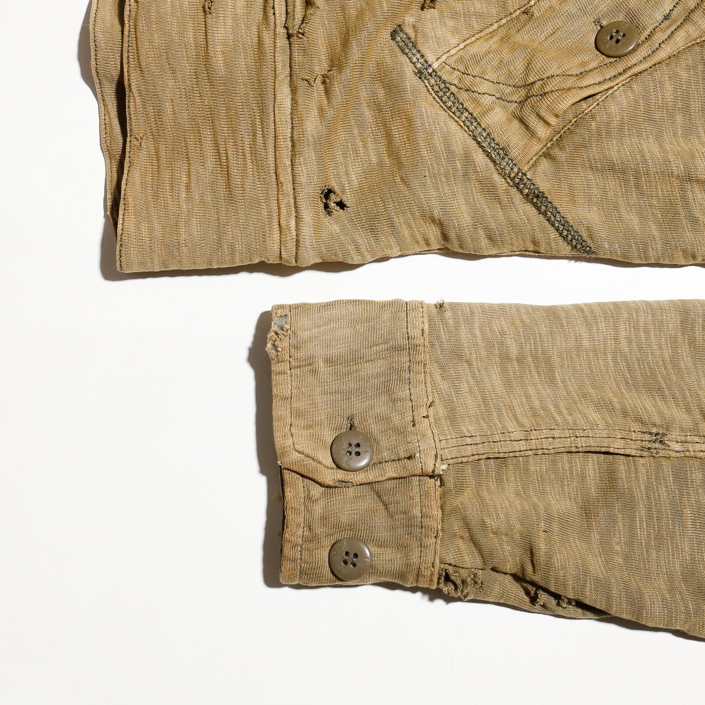 *one-off broken cotton army jacket