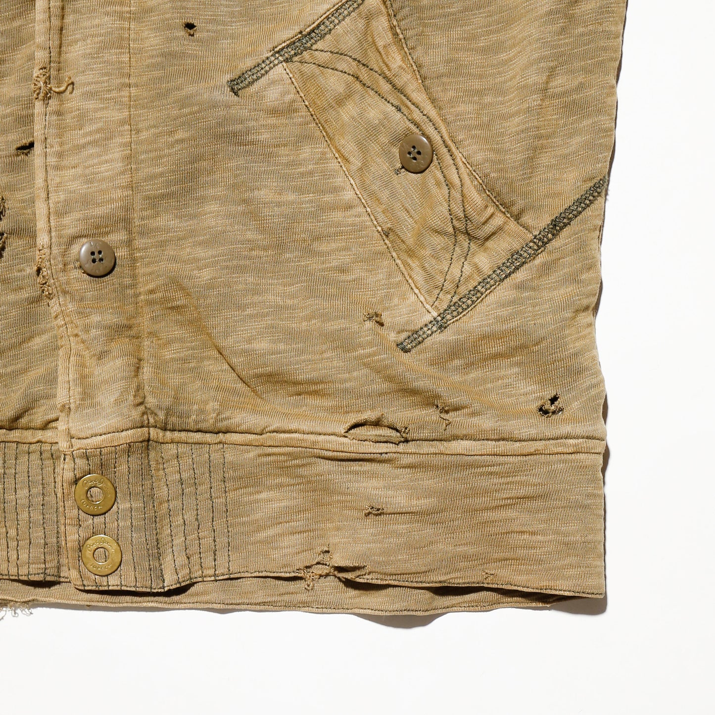 *one-off broken cotton army jacket
