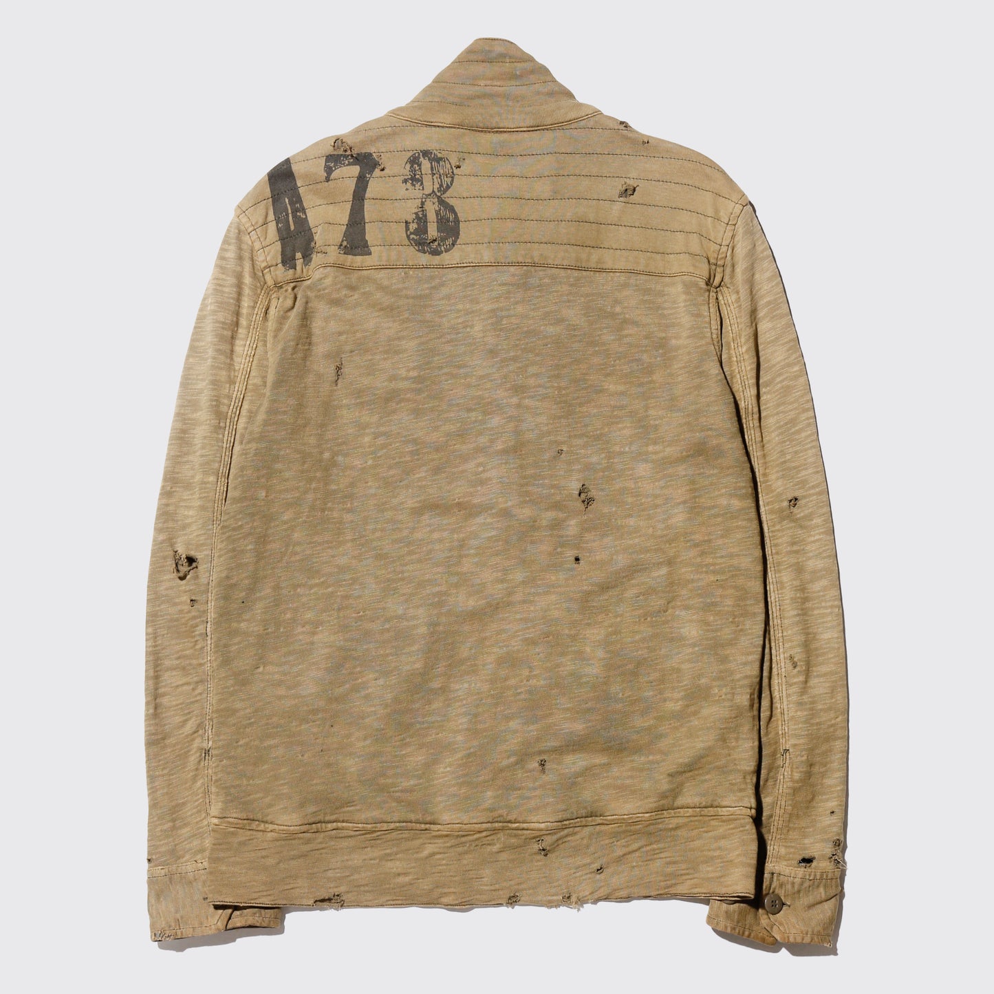 *one-off broken cotton army jacket