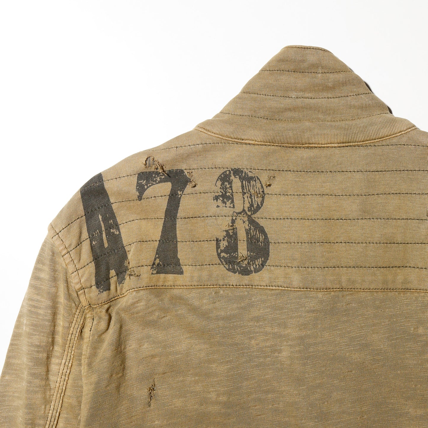 *one-off broken cotton army jacket