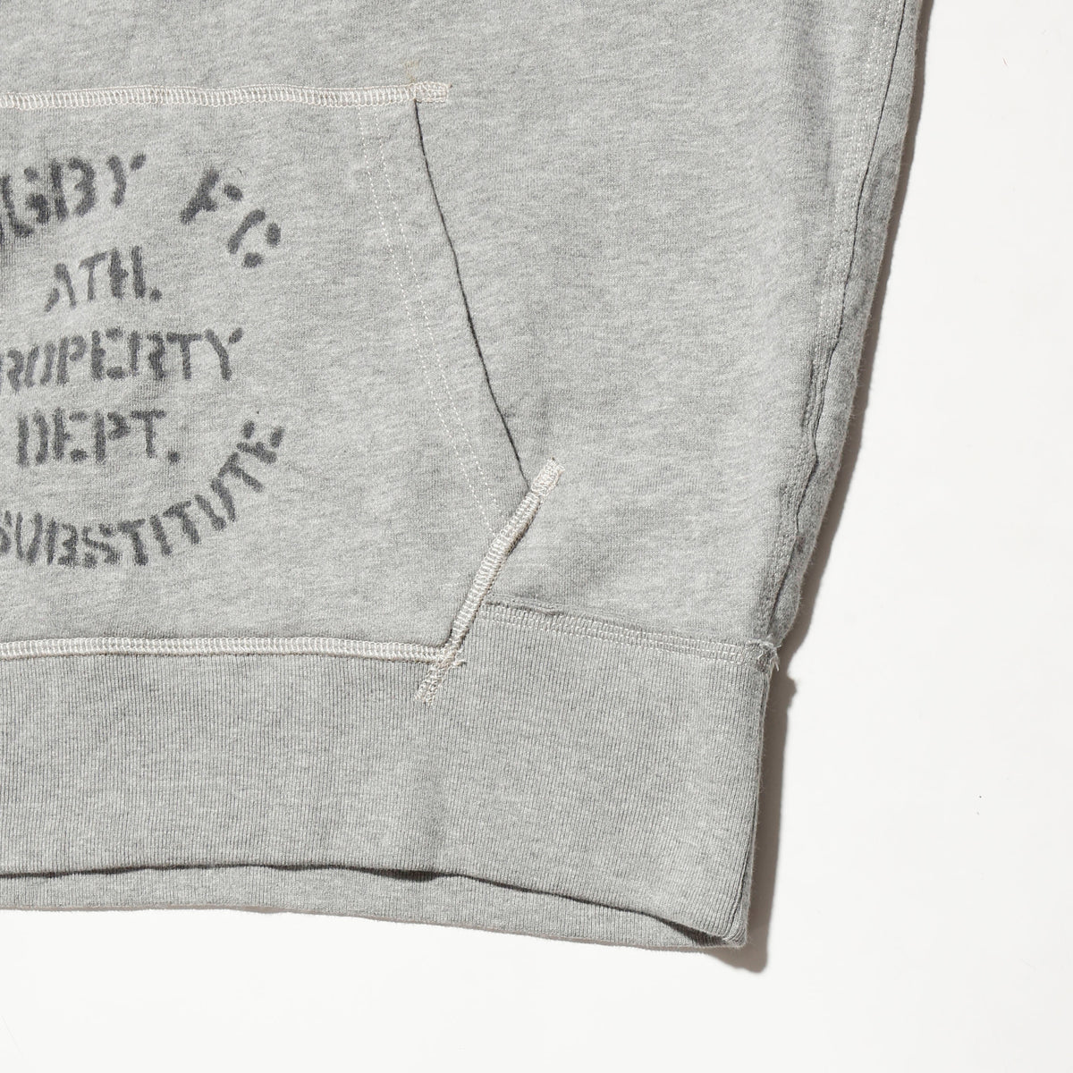 vintage rugby by ralph lauren bulldog hooded sweat