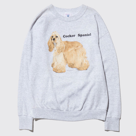 vintage 90's cocker spaniel sweat