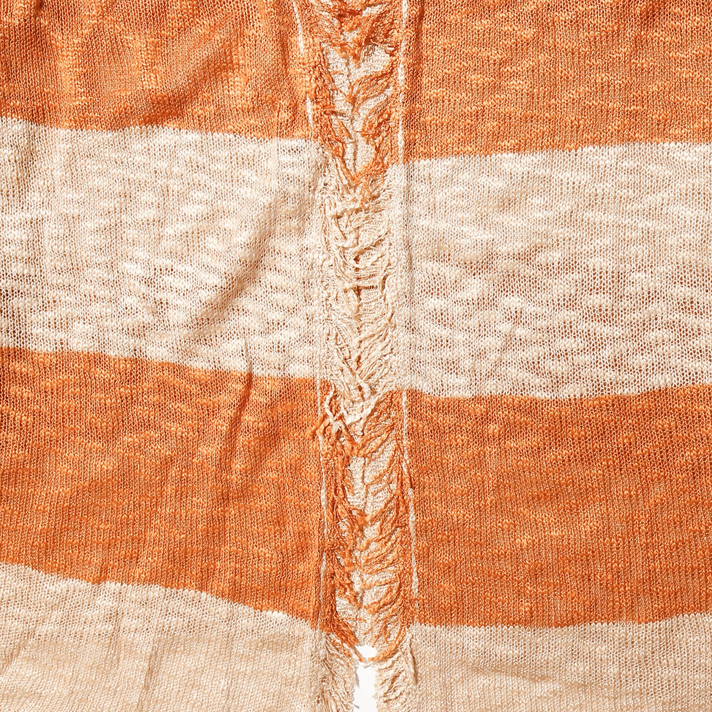 vintage fringe loose border cardigan