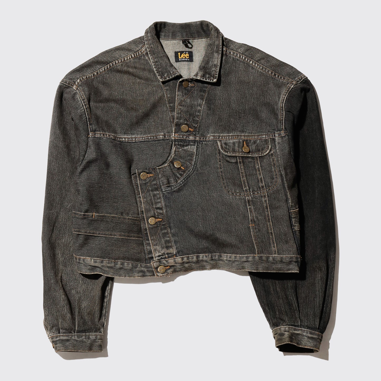 *one-off unbalance trucker jacket